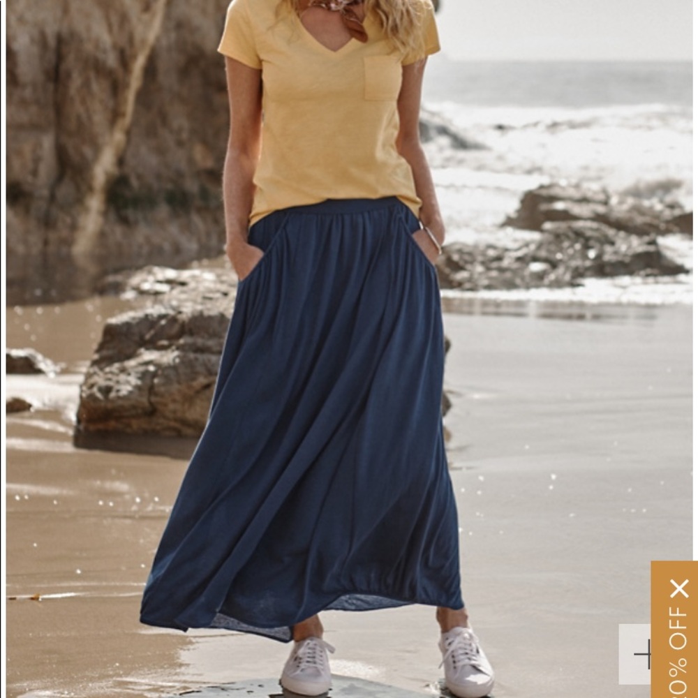 Garnet Hill Favorite Maxi Skirt